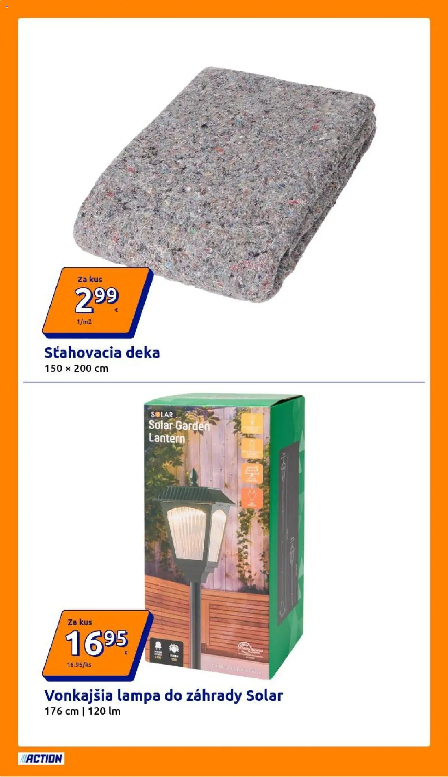 Nové Action akcie – leták je platný od 01.04.2026 | Strana: 20 | Produkty: Lampa