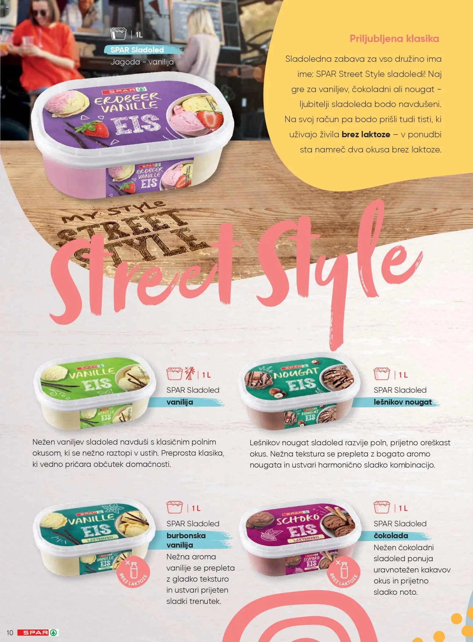 Novi Spar katalog ponudbe – veljaven od 20.04.2026 | Stran: 10 | Izdelki: Cokolada, Sladoled