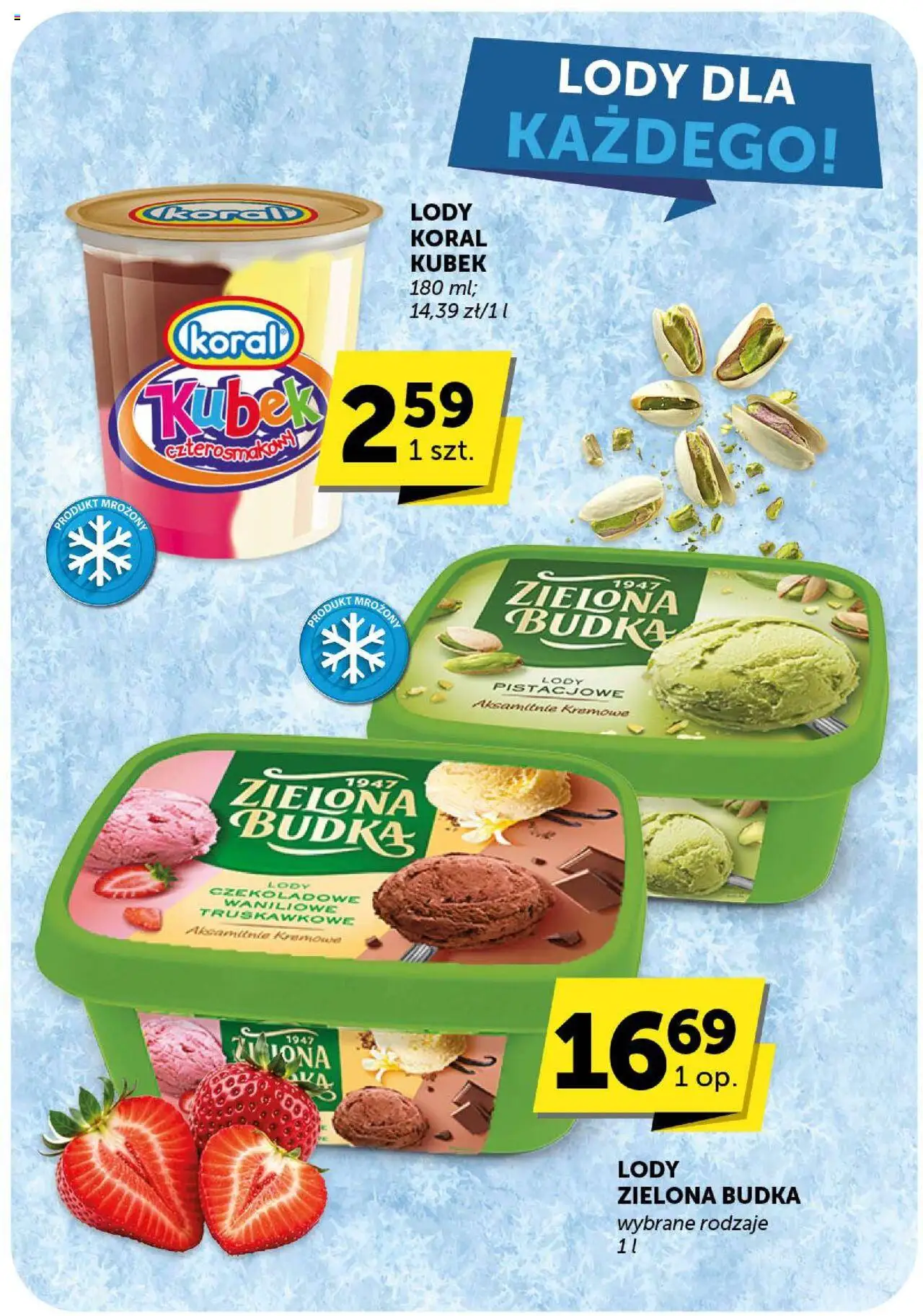 Euro Sklep Gazetka od 21.08.2025 | Strona: 27 | Produkty: Lody koral, Lody