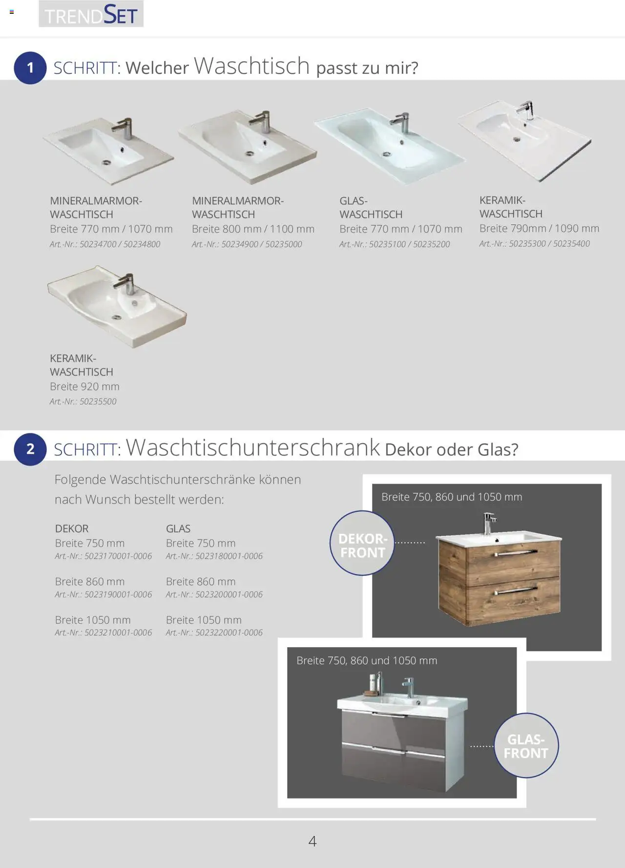 Hammer Zuhause Trendset - gültig ab dem 01.01.2024 | Seite: 4 | Produkte: Waschtisch