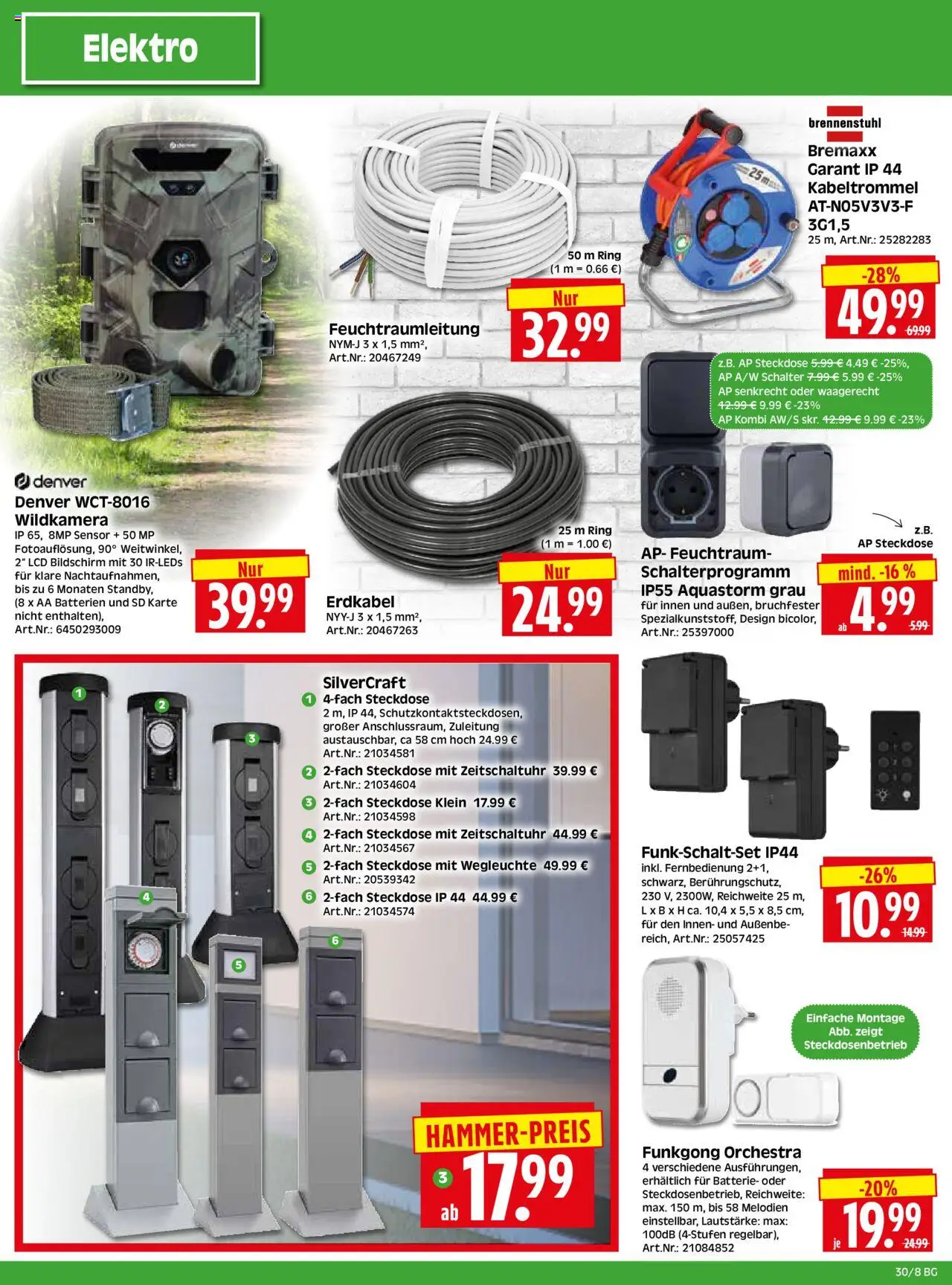 HERKULES Bau & Garten - gültig ab dem 21.07.2025 | Seite: 8 | Produkte: Batterien, Steckdose, Batterie, Bildschirm