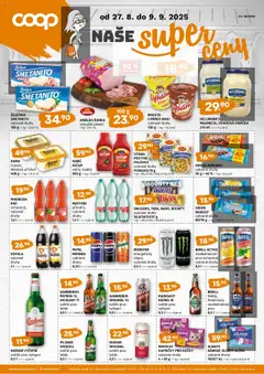 Náhled letáku Trefa leták - COOP naše super ceny od 27.08.2025