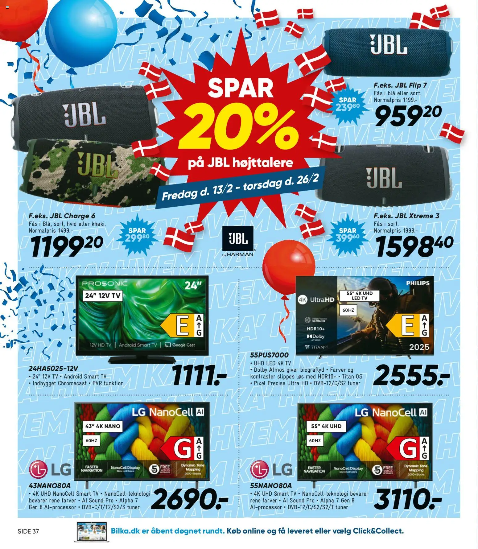 Bilka tilbudsavis – gyldig fra 13.02.2026 | Side: 12 | Produkter: Smart TV, TV, Navigation