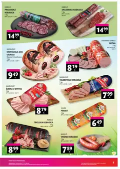 Katalog Trgovina Krk - Pregled kataloga iz trgovine Trgovina Krk, vrijedi od 16.03.2026 | Stranica: 5 | Proizvodi: Šunka, Podravka, Mortadela, Kobasica
