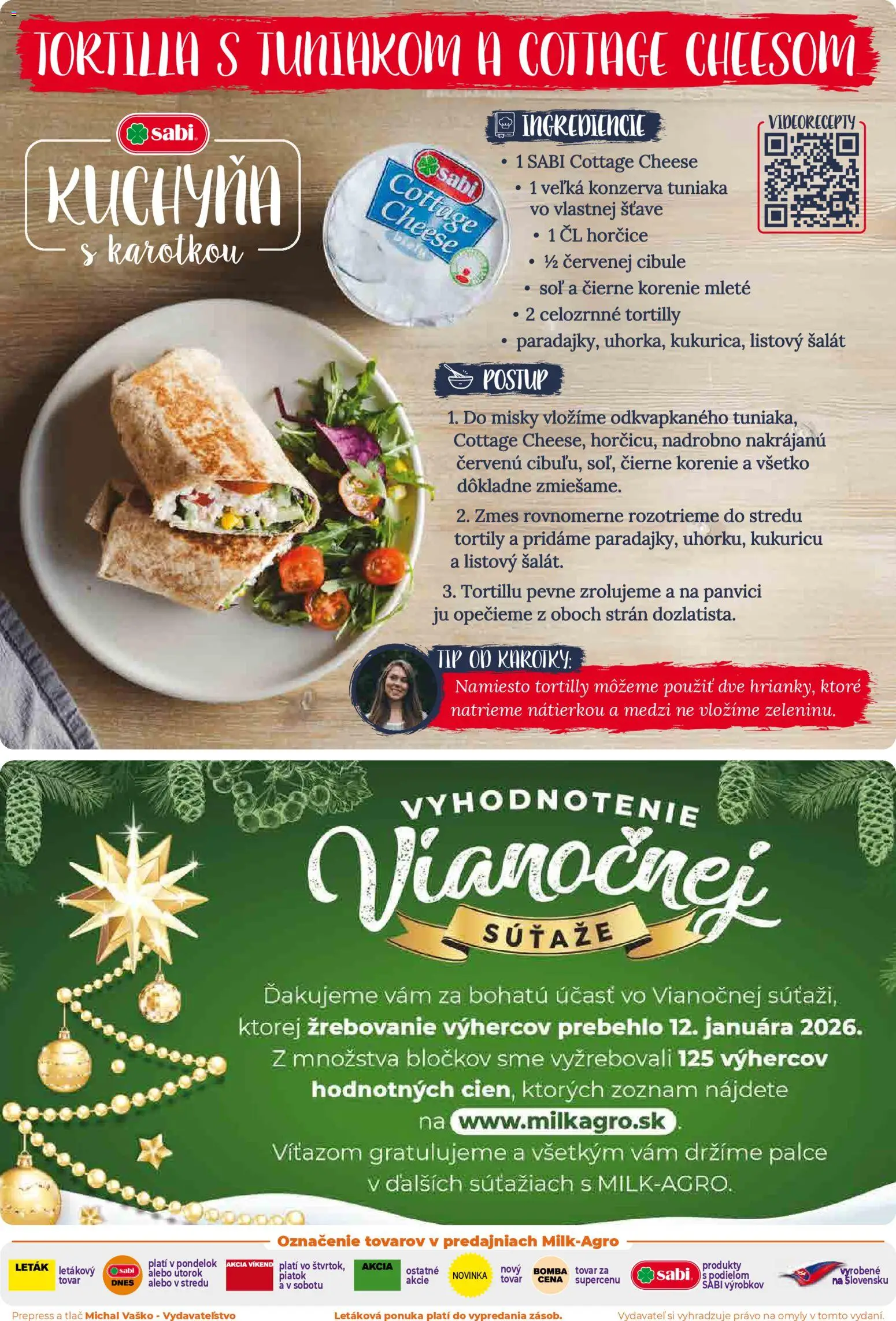 Nové Milk Agro akcie – leták je platný od 21.01.2026 | Strana: 2 | Produkty: Kuchyňa, Tortilla, Korenie, Soľ