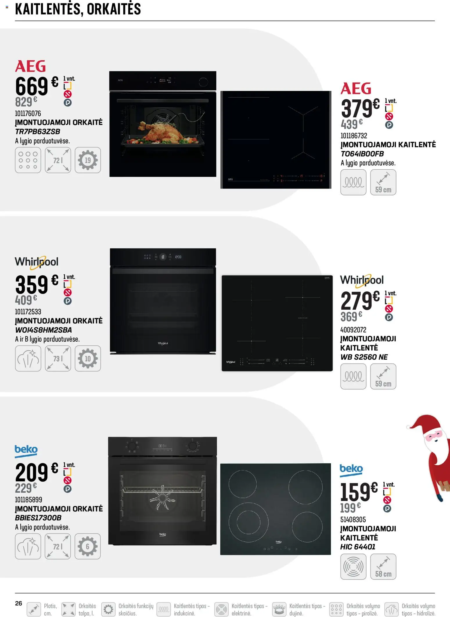 Senukai akcijos nuo 03.12.2025 | Puslapis: 26 | Prekių: Orkaitė, Kaitlentė