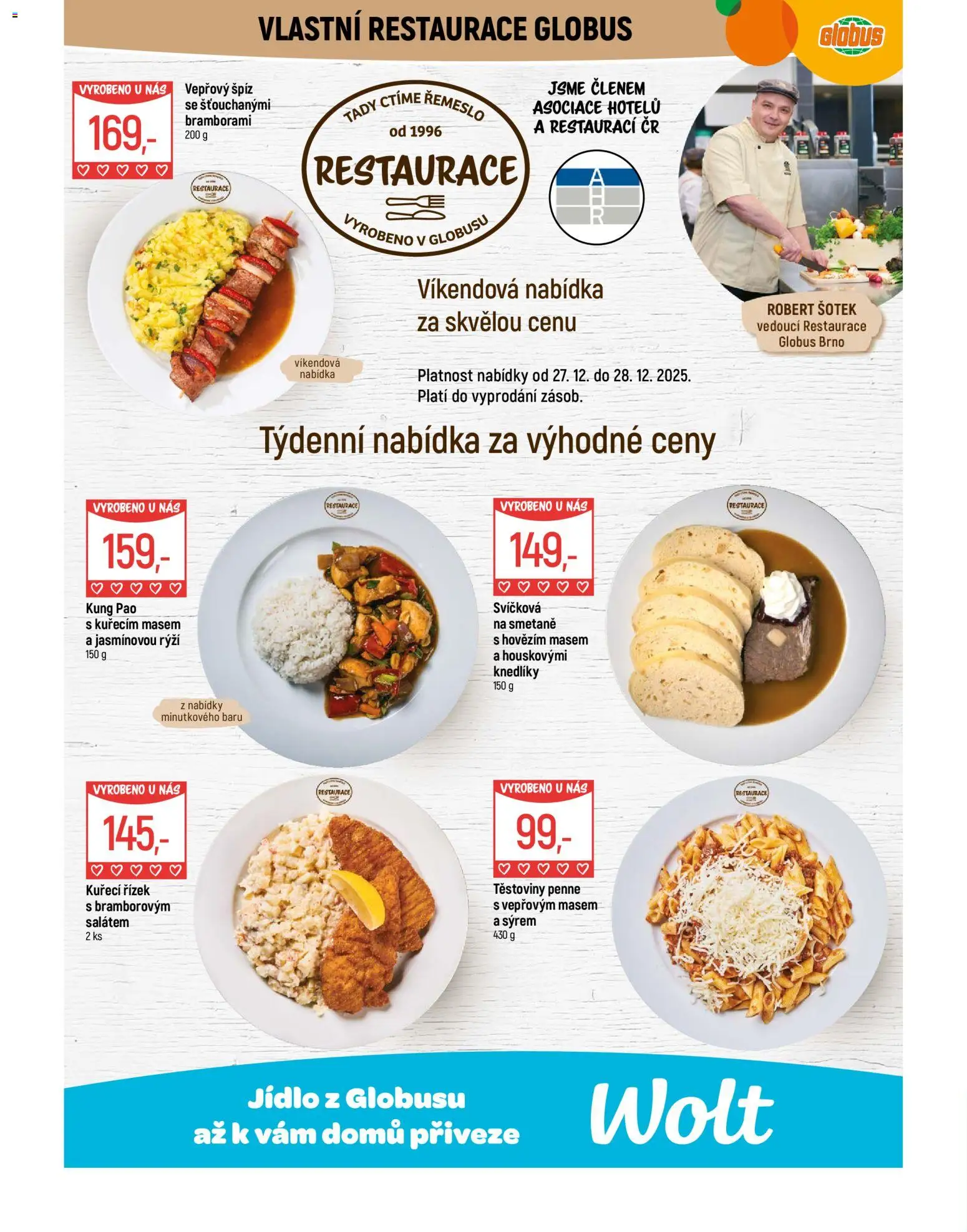 Globus leták - Brno od 27.12.2025 | Strana: 6 | Produkty: Penne, Špíz, Globus, Kung pao