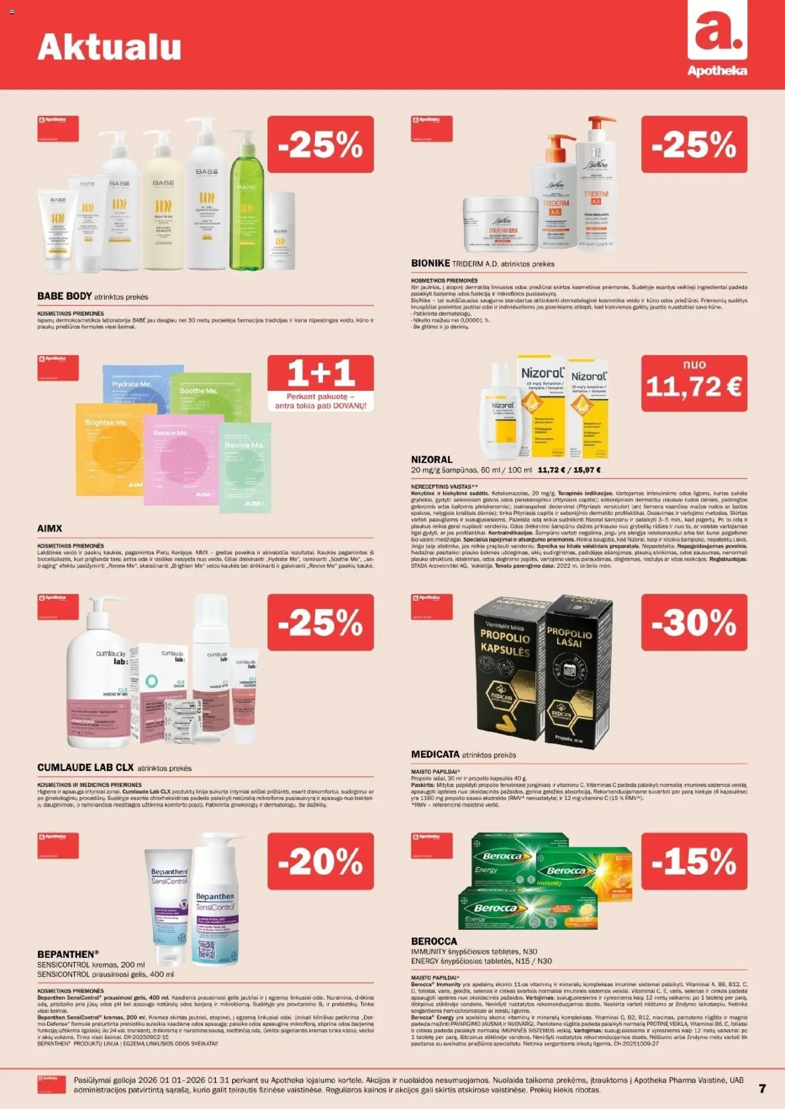 Apotheka akcijos nuo 01.01.2026 | Puslapis: 7