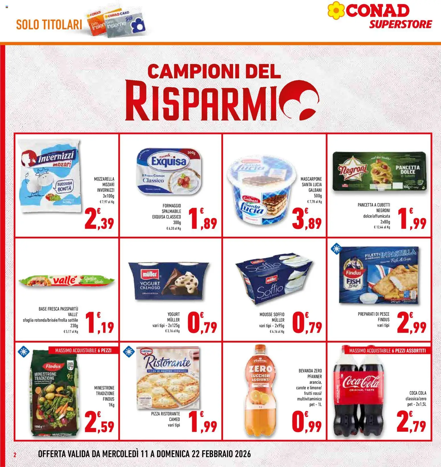 Volantino Conad del 11.02.2026 | Pagina: 2
