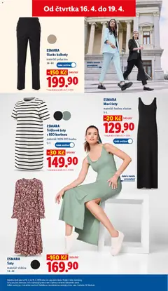 Náhled letáku ESMARA Maxi šaty, materiál: bavlna, elastan S-L od 16.04.2026 | Strana: 35 | Produkty: Šaty, Kalhoty
