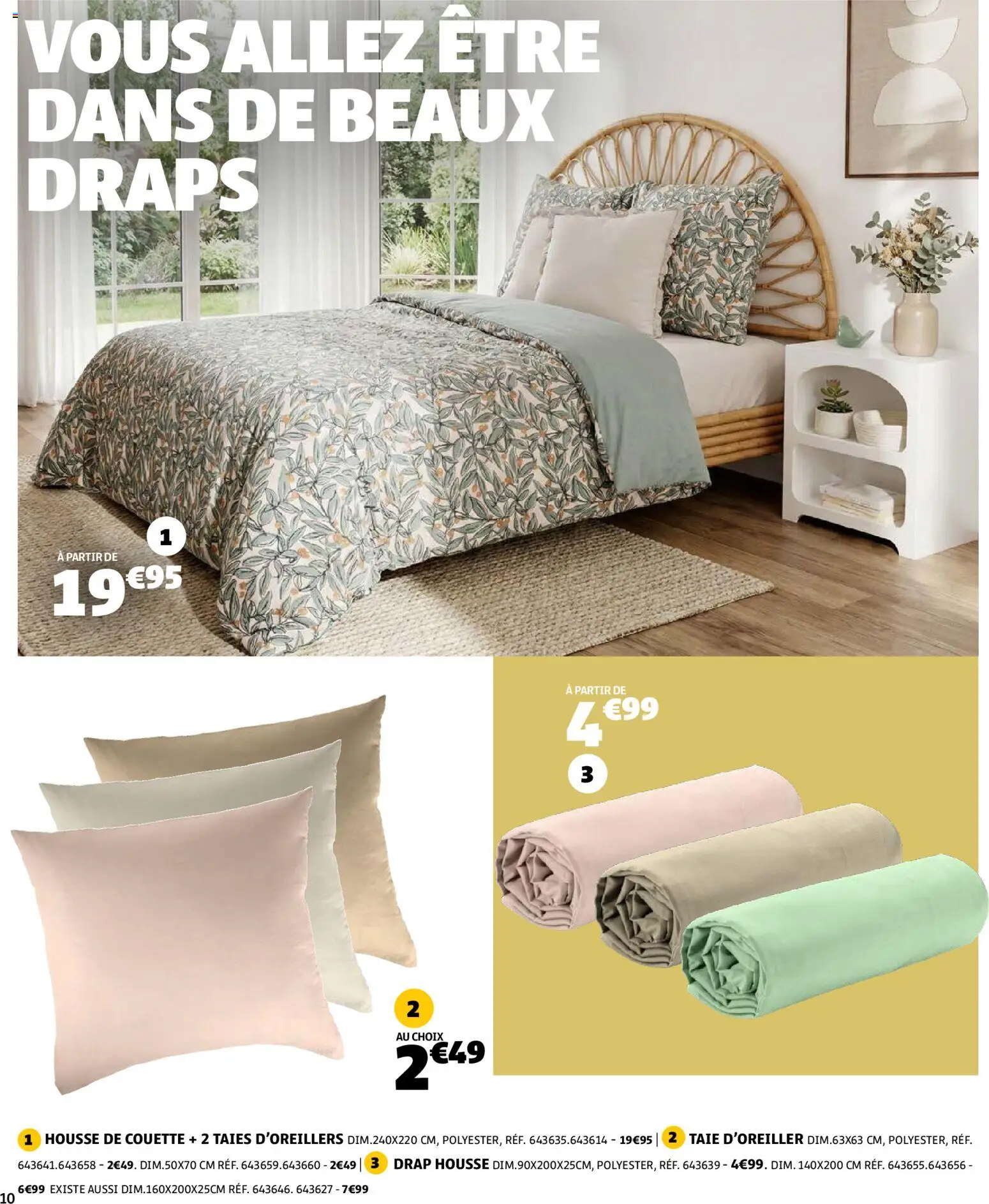 {H1} | Page: 10 | Produits: Taie d'oreiller, Housse de couette, Couette