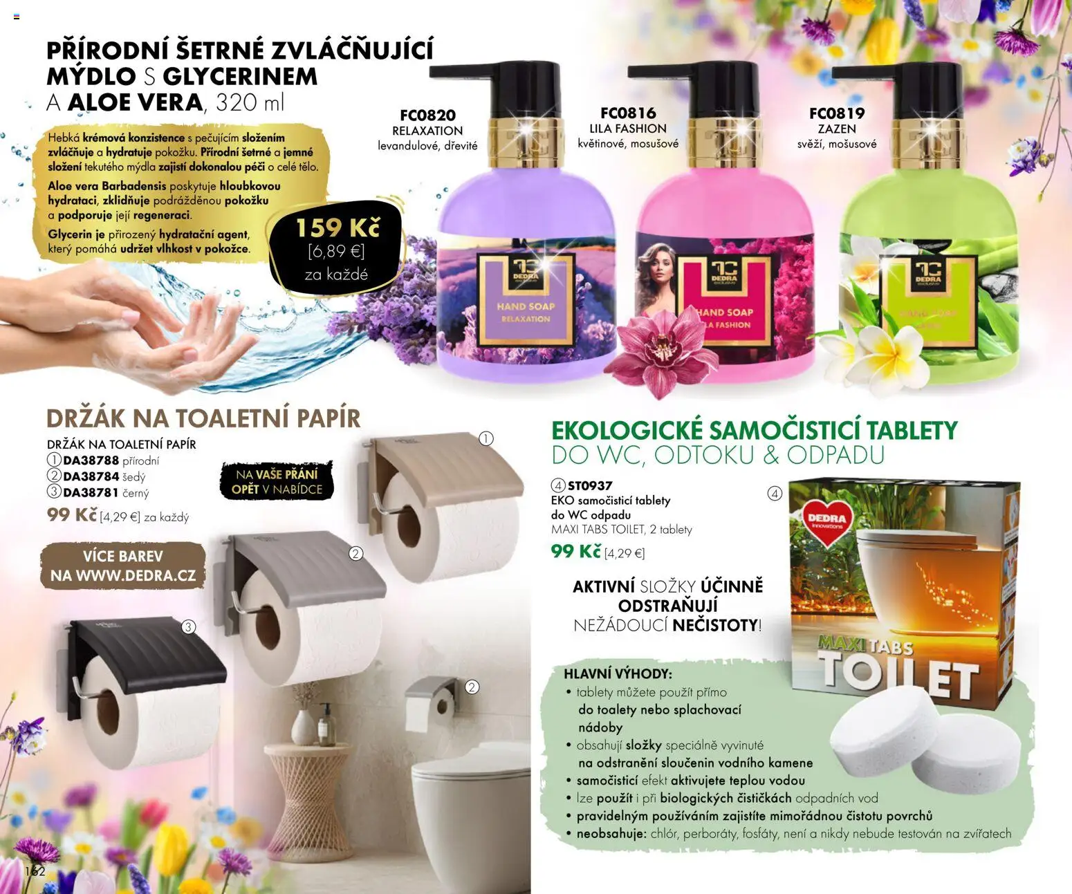 Nové Dedra akcie – leták je platný od 01.02.2026 | Strana: 62 | Produkty: Wc, Mydlo