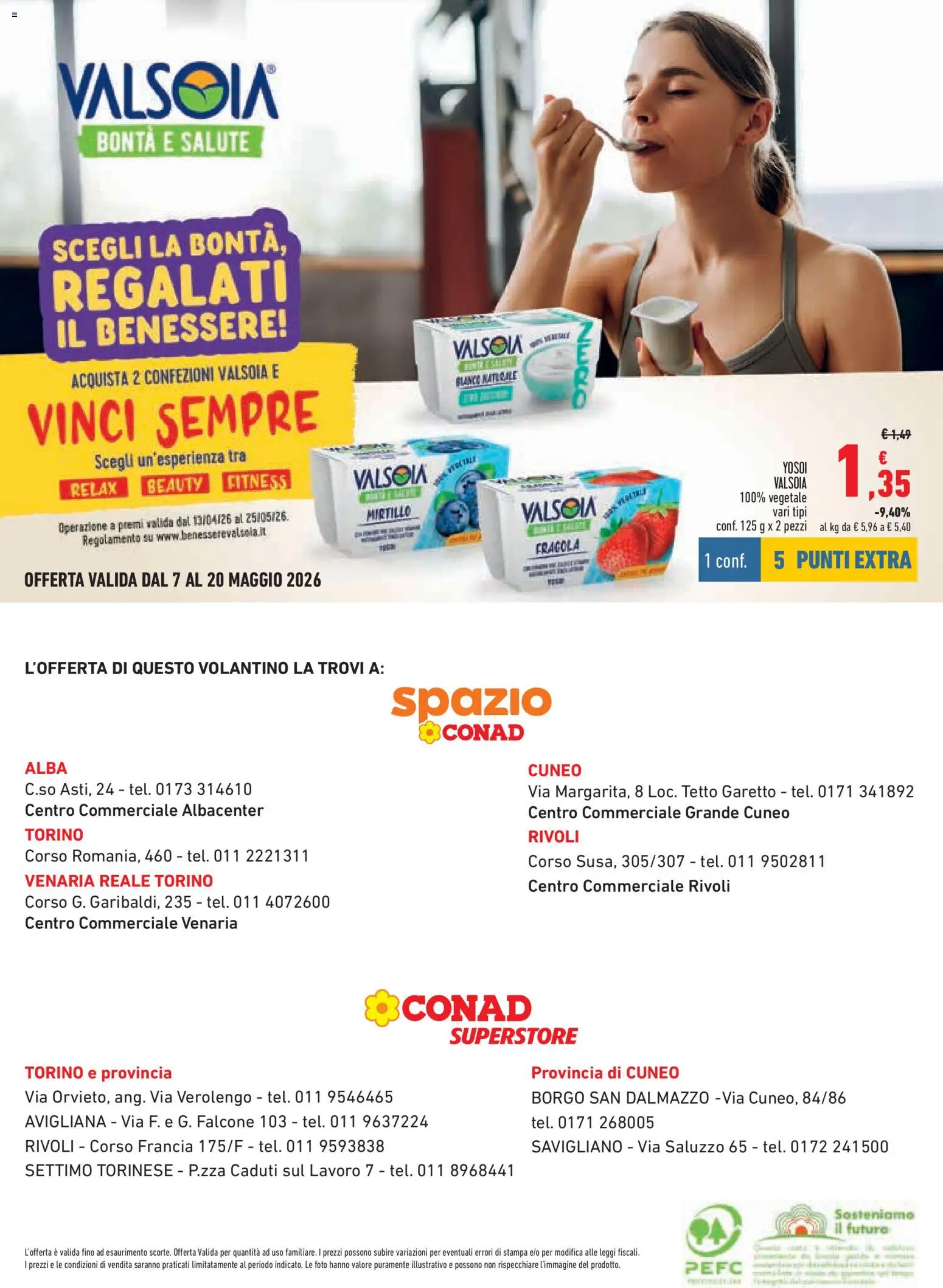 Volantino Conad del 23.04.2026 | Pagina: 16 | Prodotti: Yogurt, Stampa