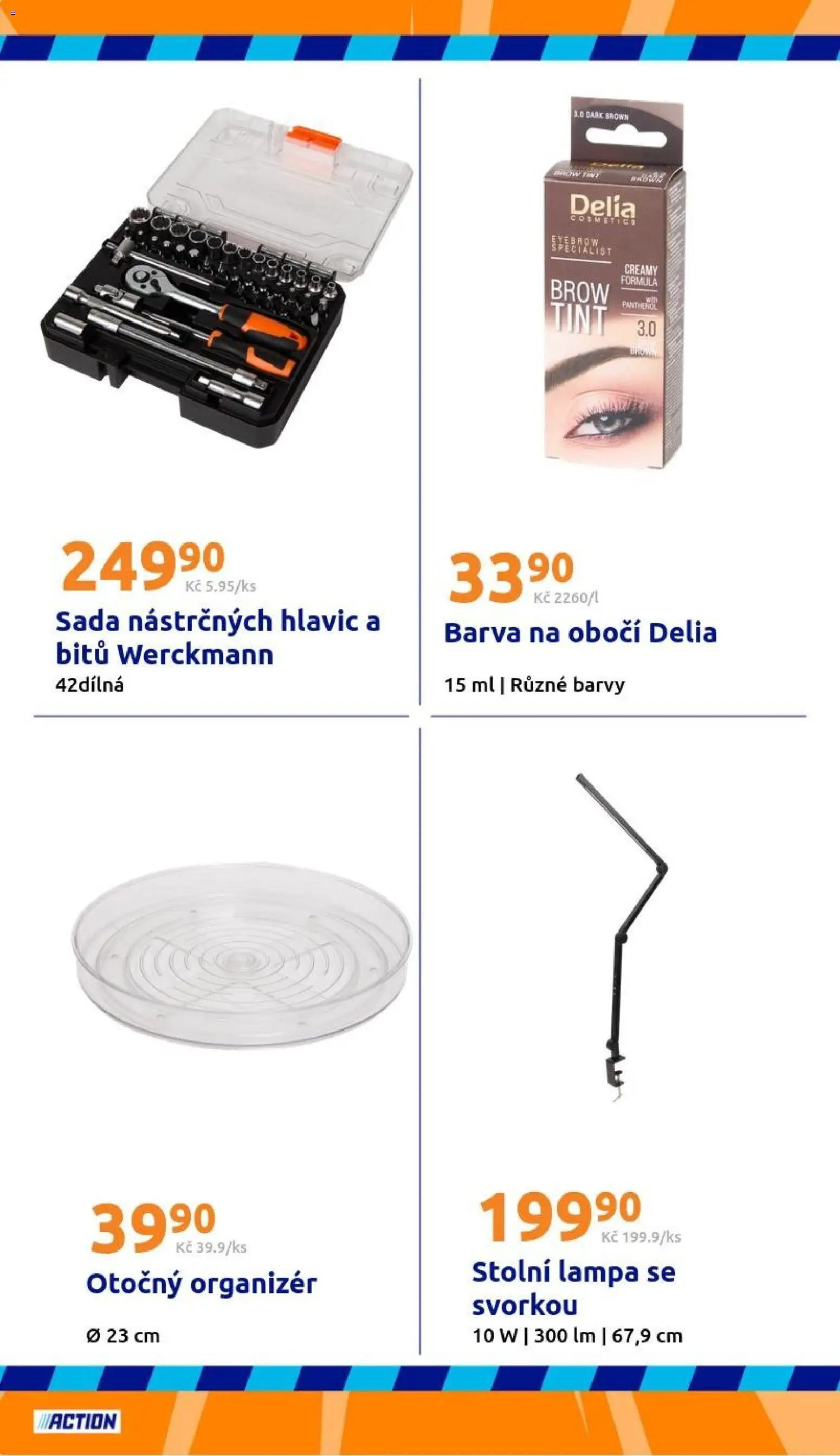 Action leták od 29.04.2026 | Strana: 26 | Produkty: Organizér, Stolní lampa, Lampa, Barvy