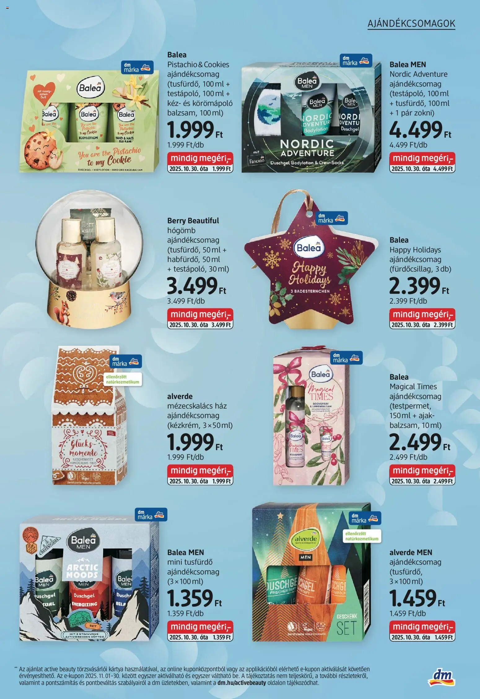DM Drogerie Markt akciós ujság - amely érvényes a következő dátumtól: 30.10.2025 | Oldal: 23 | Termékek: Natúrkozmetikum, Tusfürdő, Zokni