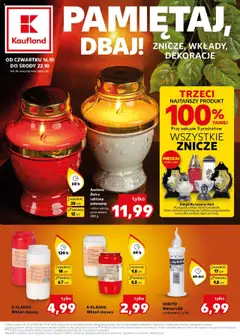 Pogląd oferty "Kaufland gazetka - Znicze" - ważna od 16.10.2025