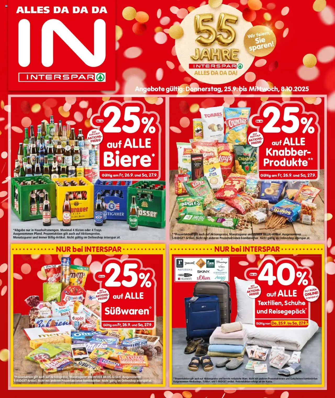Interspar Flugblatt - Steiermark gültig ab 25.09.2025 | Seite: 1 | Produkte: Bier