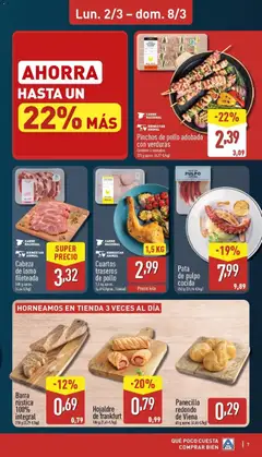 Vista previa Cabeza de lomo fileteada, 500 g aprox. válido desde el 02.03.2026 | Página: 7 | Productos: Cerdo, Barbacoa