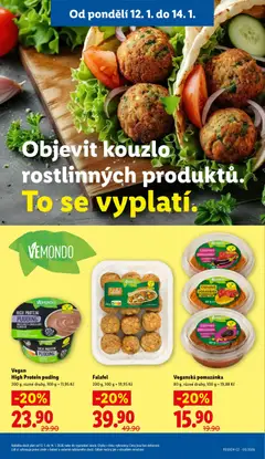 Náhled letáku Vegan, High Protein puding, 200 g, různé druhy, 100 g = 11,95 Kč od 12.01.2026 | Strana: 9