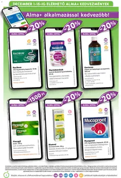 Alma Gyógyszertárak Akciós újság - amely érvényes a következő dátumtól: 01.12.2025 | Oldal: 2