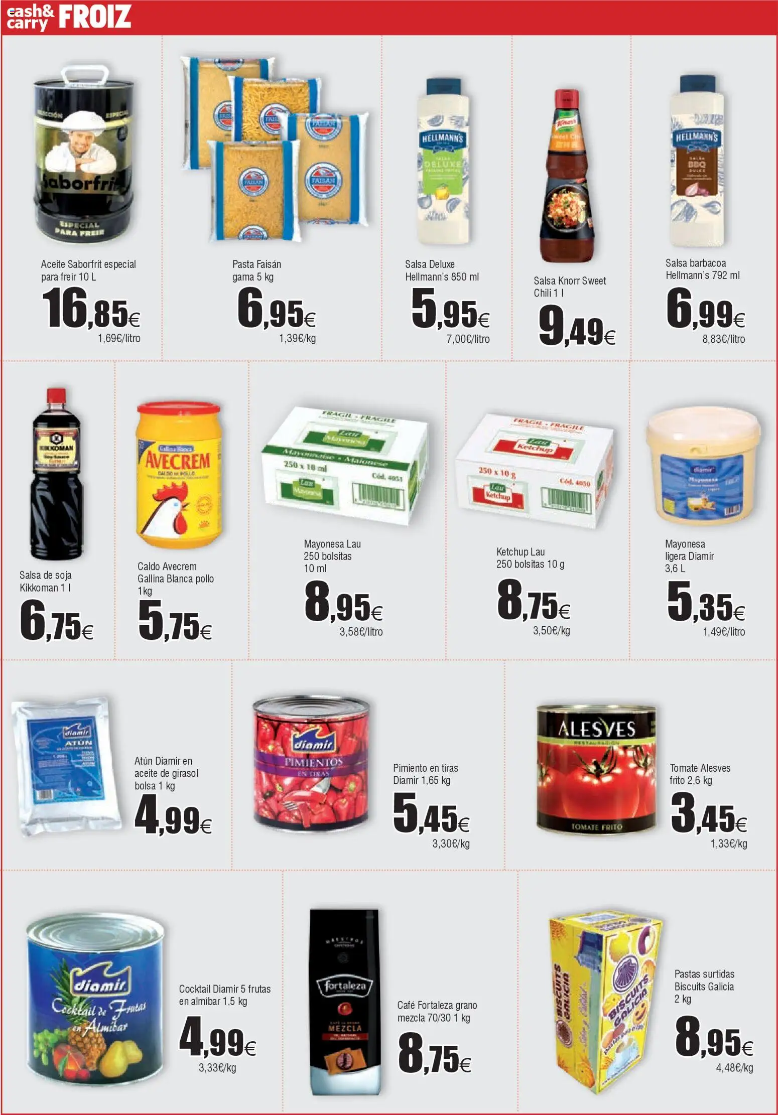 Froiz - Folleto Cash │ válido desde el 07.01.2026 | Página: 12 | Productos: Aceite, Οθόνη προβολής, Bolsa, Barbacoa