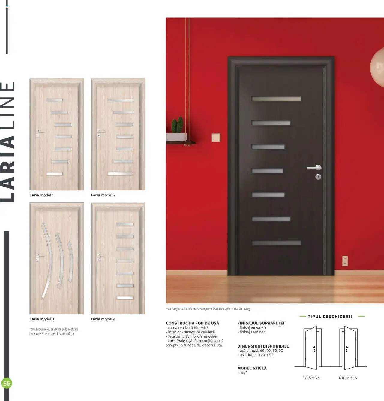Proges catalog - Naturen – valabil de la 01.08.2025 | Pagină: 56 | Produse: Mâner, Ușă