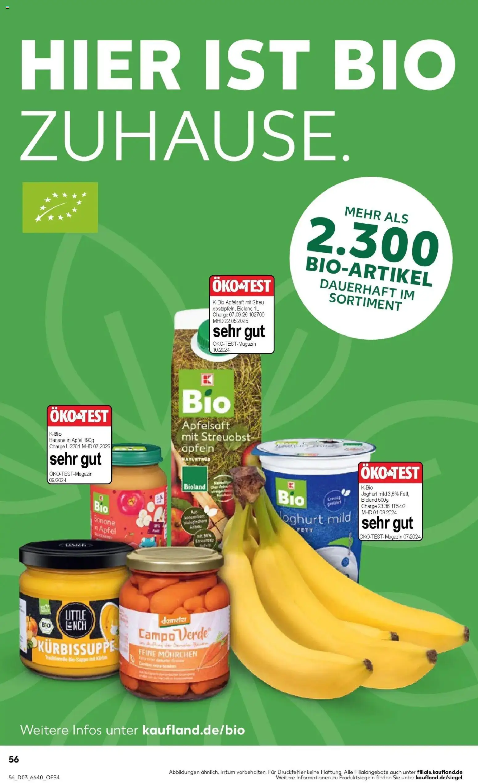 Kaufland prospekt Landau An Der Isar	 – gültig ab 15.01.2026 | Seite: 56 | Produkte: Joghurt, Äpfel, Apfelsaft, Kürbis