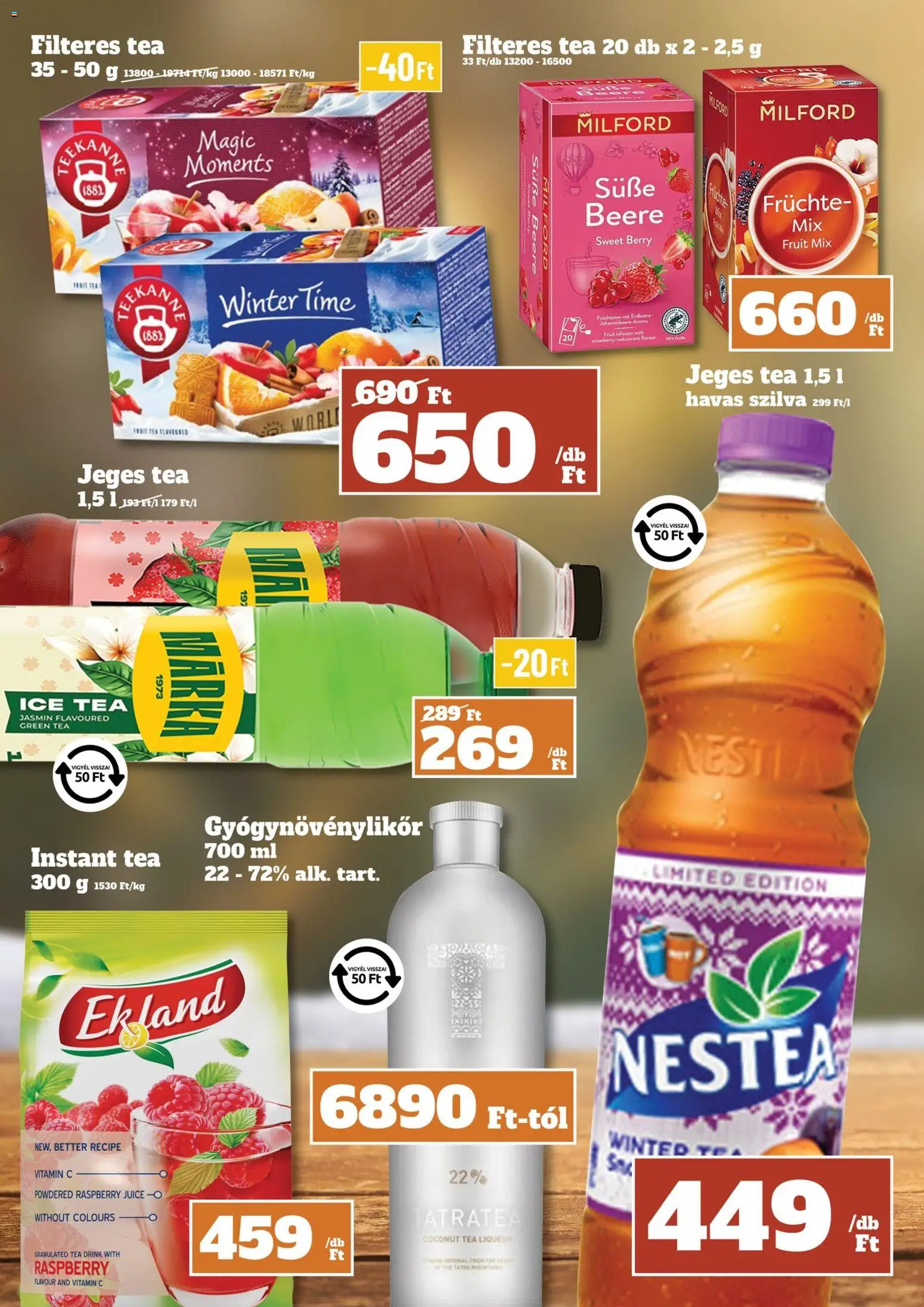 Family Diszkont akciós ujság - amely érvényes a következő dátumtól: 15.01.2026 | Oldal: 5 | Termékek: Ice tea, Szilva, Vitamin c, Tea