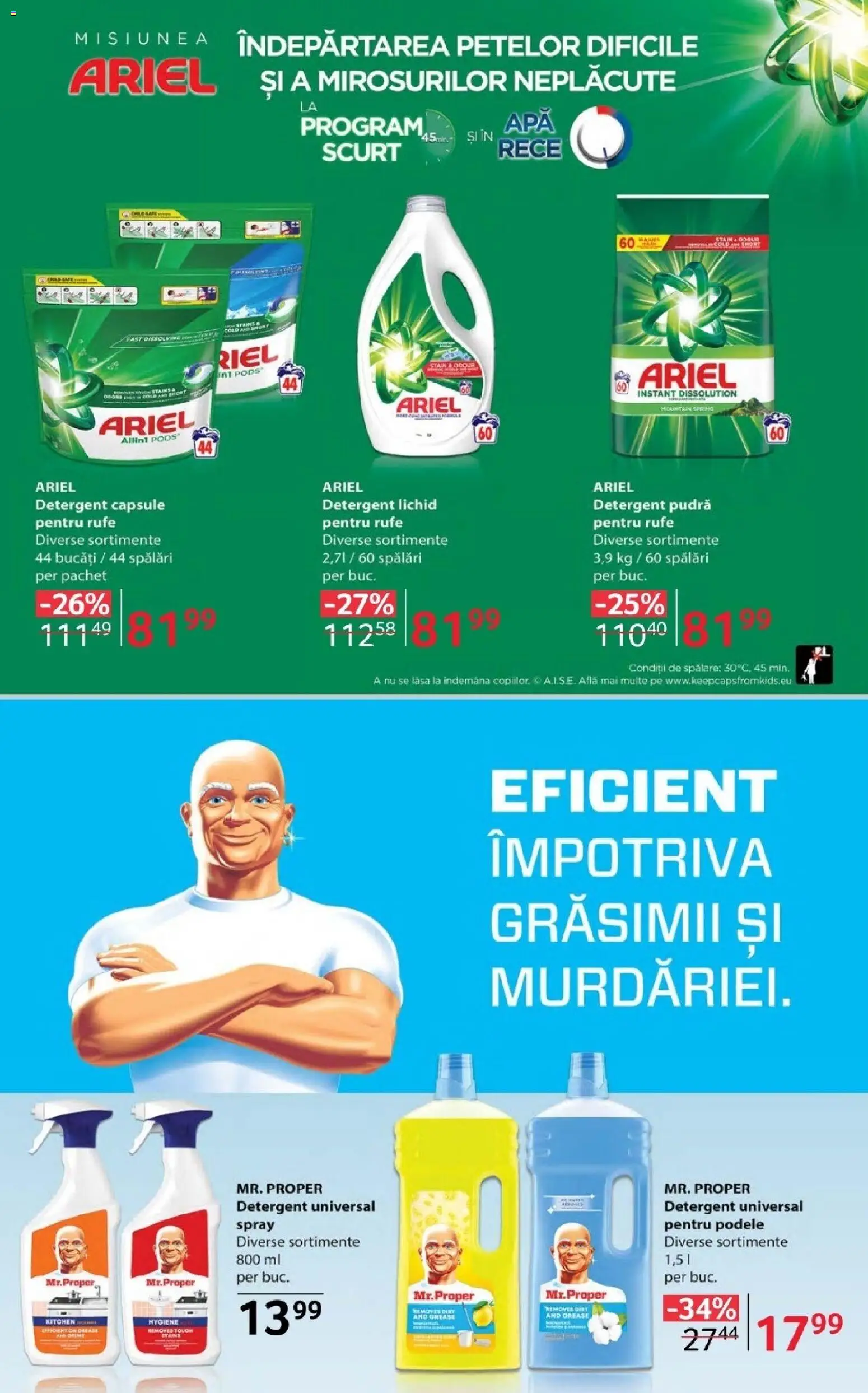 Noul catalog Selgros – valabil de la 31.10.2025 | Pagină: 24 | Produse: Pudră, Detergent, Îndepărtarea petelor