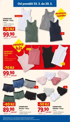 Náhled letáku ESMARA KIDS Kalhotky - 4 kusy, balení, materiál: 100% bavlna, 134/140-158/164 od 23.03.2026 | Strana: 38