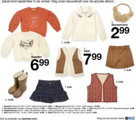 Zeeman - Baby folder - Voorbeeld van een folder van Zeeman, geldig van 01.08.2025 | Pagina: 38 | Producten: Regenlaarzen, Blouse, Sweater