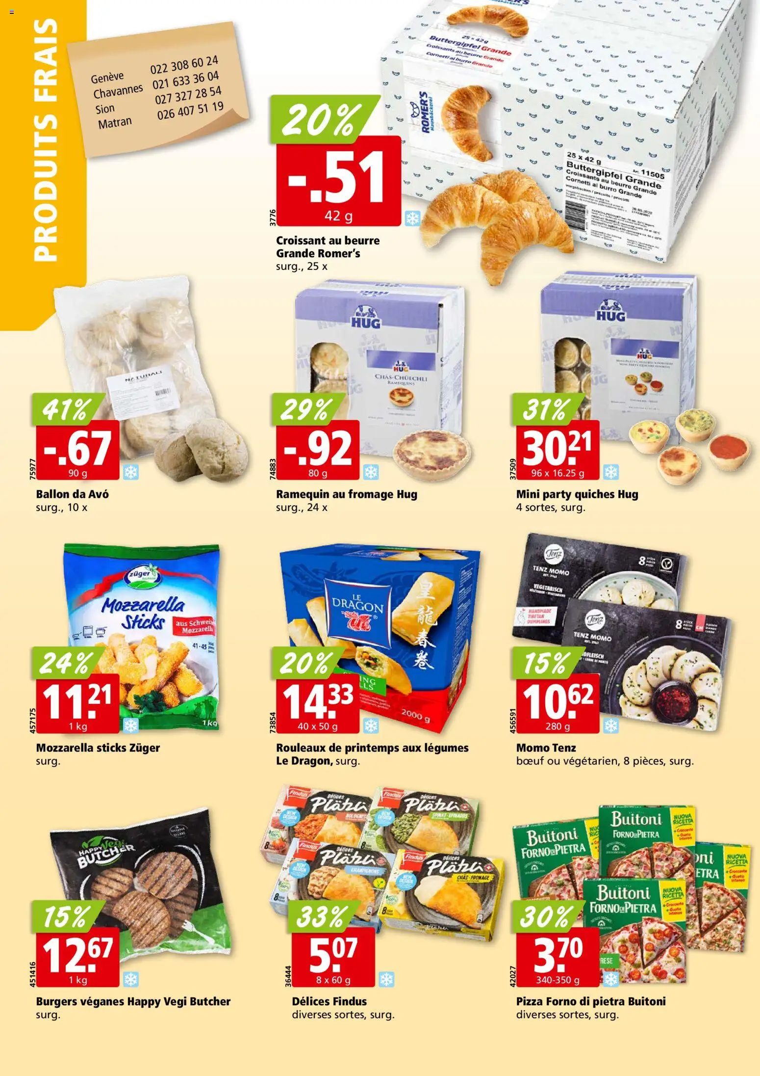 Aligro Aktionen Chavannes, Matran, Genève, Sion – gültig ab 23.02.2026 | Seite: 18 | Produkte: Pizza