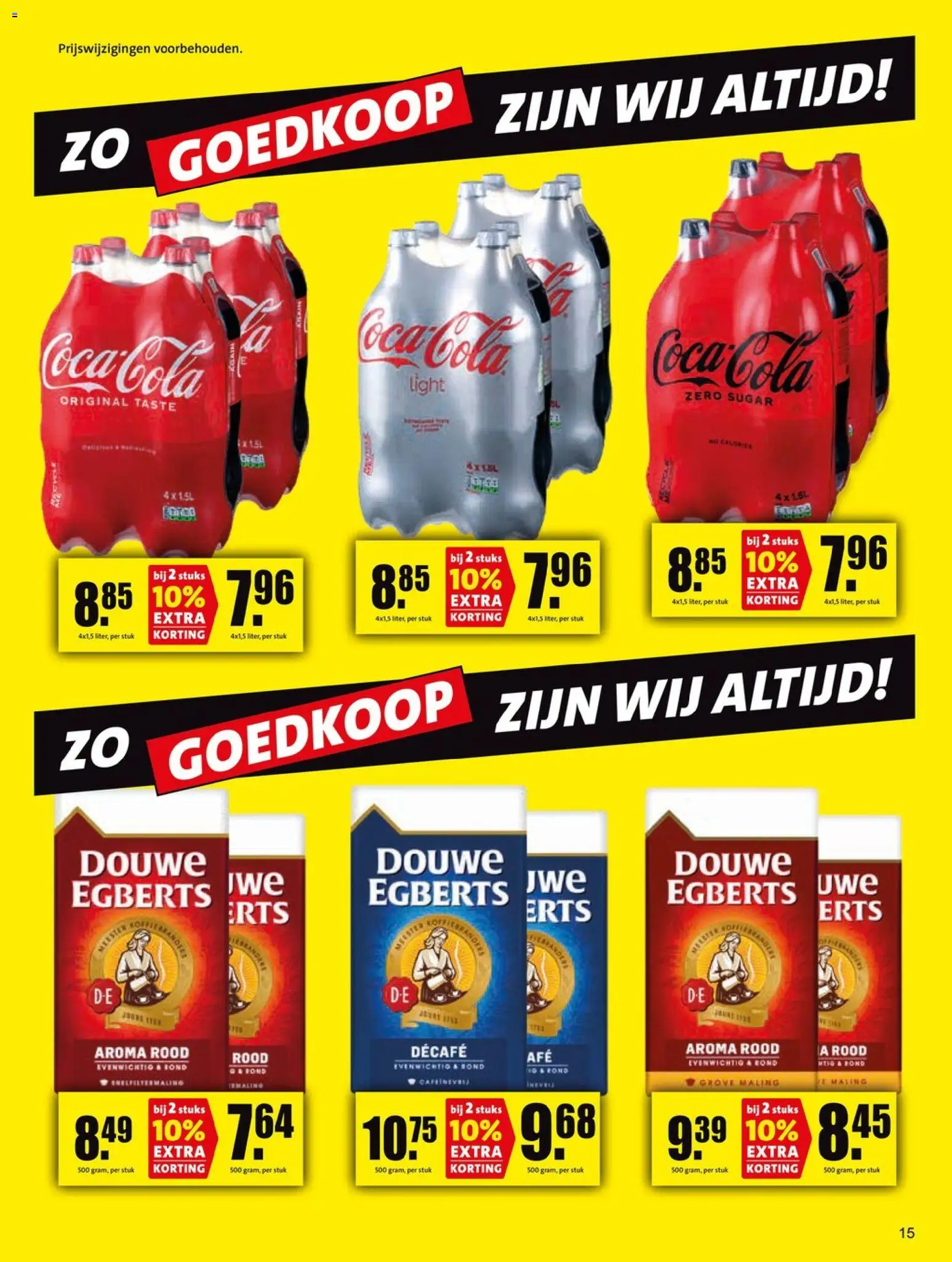 {H1} | Pagina: 15 | Producten: Coca Cola