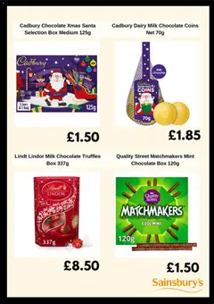 Preview of Sainsbury's - Weekly offers valid from 02.12.2025 | Page: 2 | Products: Box, Lindor, Fudge, Bag