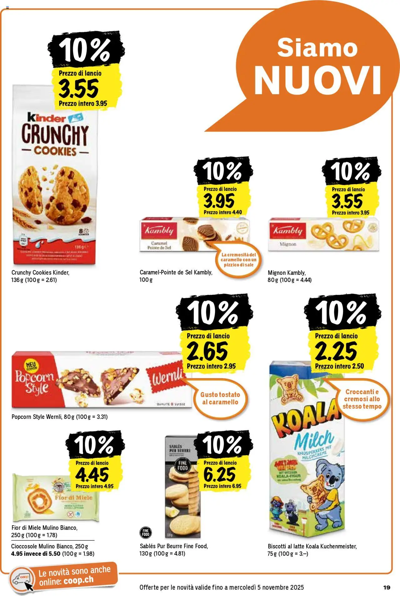 Coop - Una settimana di azioni – gültig ab 23.10.2025 | Seite: 19 | Produkte: Milch, Miele