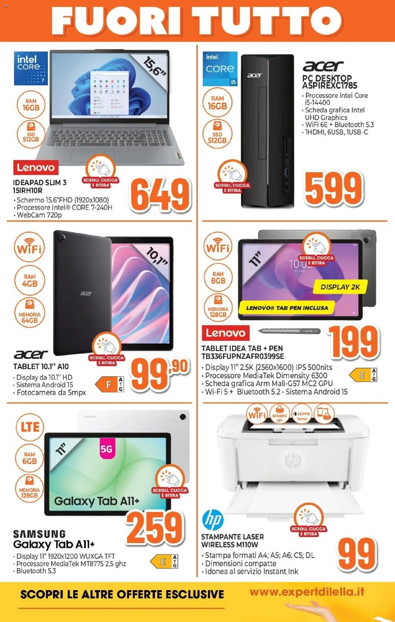 Volantino Expert del 27.12.2025 | Pagina: 26 | Prodotti: Schermo, PC, Fotocamera, Samsung