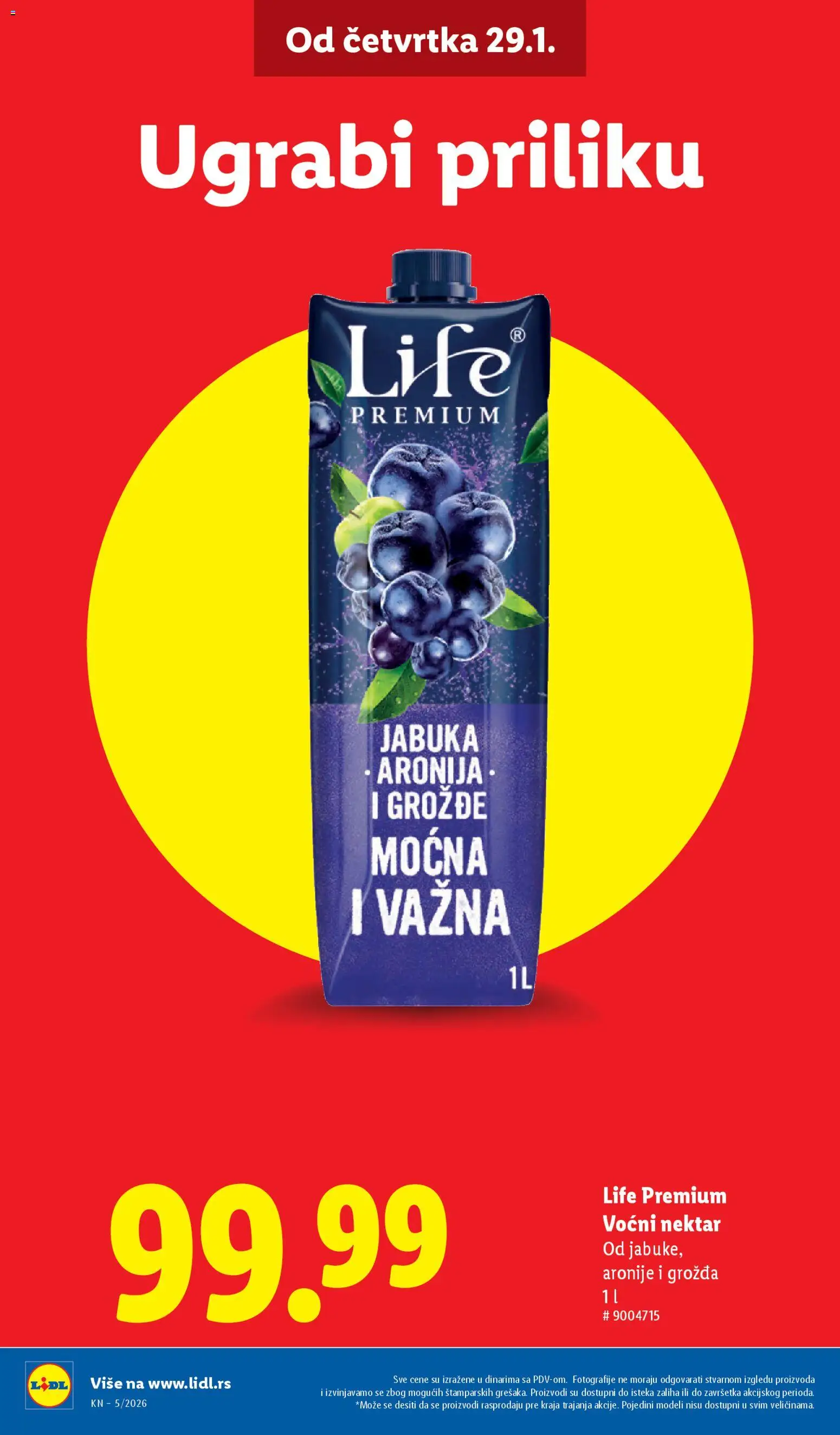 Lidl katalog - važi od 29.01.2026 | Strana: 8 | Proizvode: Nektar