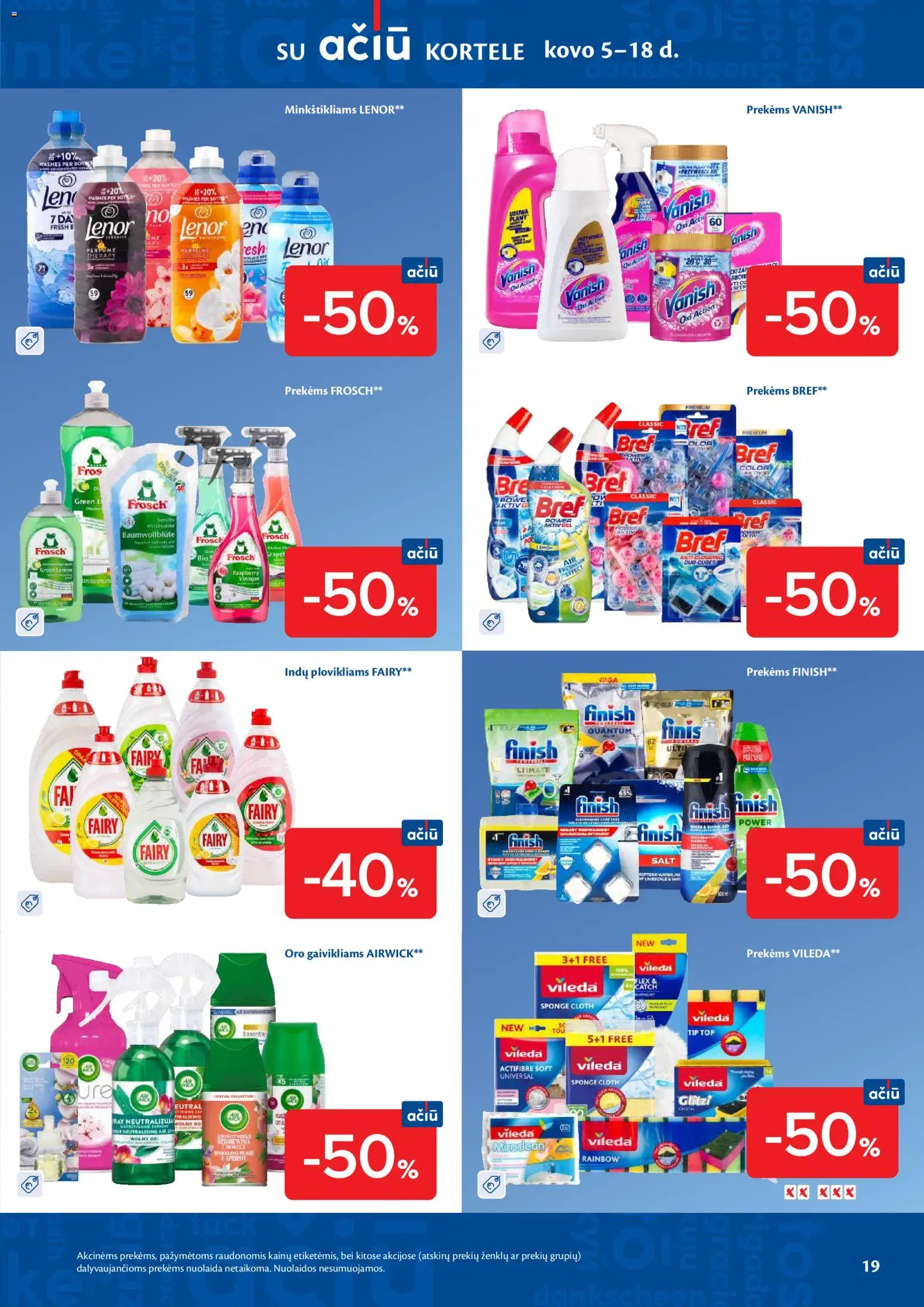 MAXIMA akcijos nuo 10.03.2026 | Puslapis: 19 | Prekių: Ploviklis, Indų ploviklis