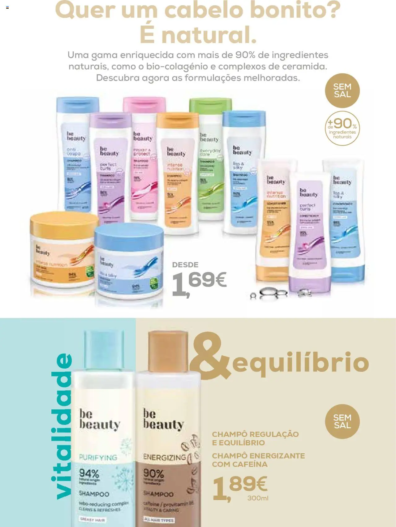 Pingo Doce Be Beauty │ válido de 04.09.2024 | Página: 13 | Produtos: Shampoo