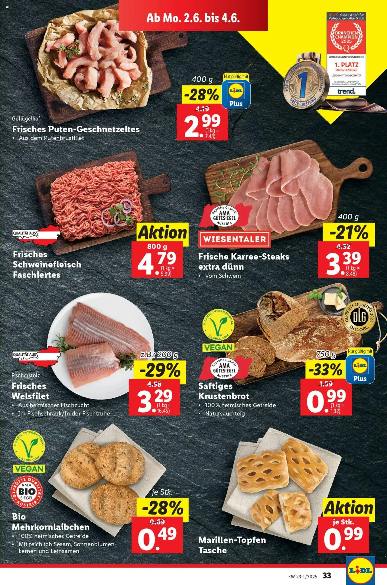 Lidl - Flugblatt gültig ab 28.05.2025 | Seite: 39 | Produkte: Getreide, Tasche, Schweinefleisch