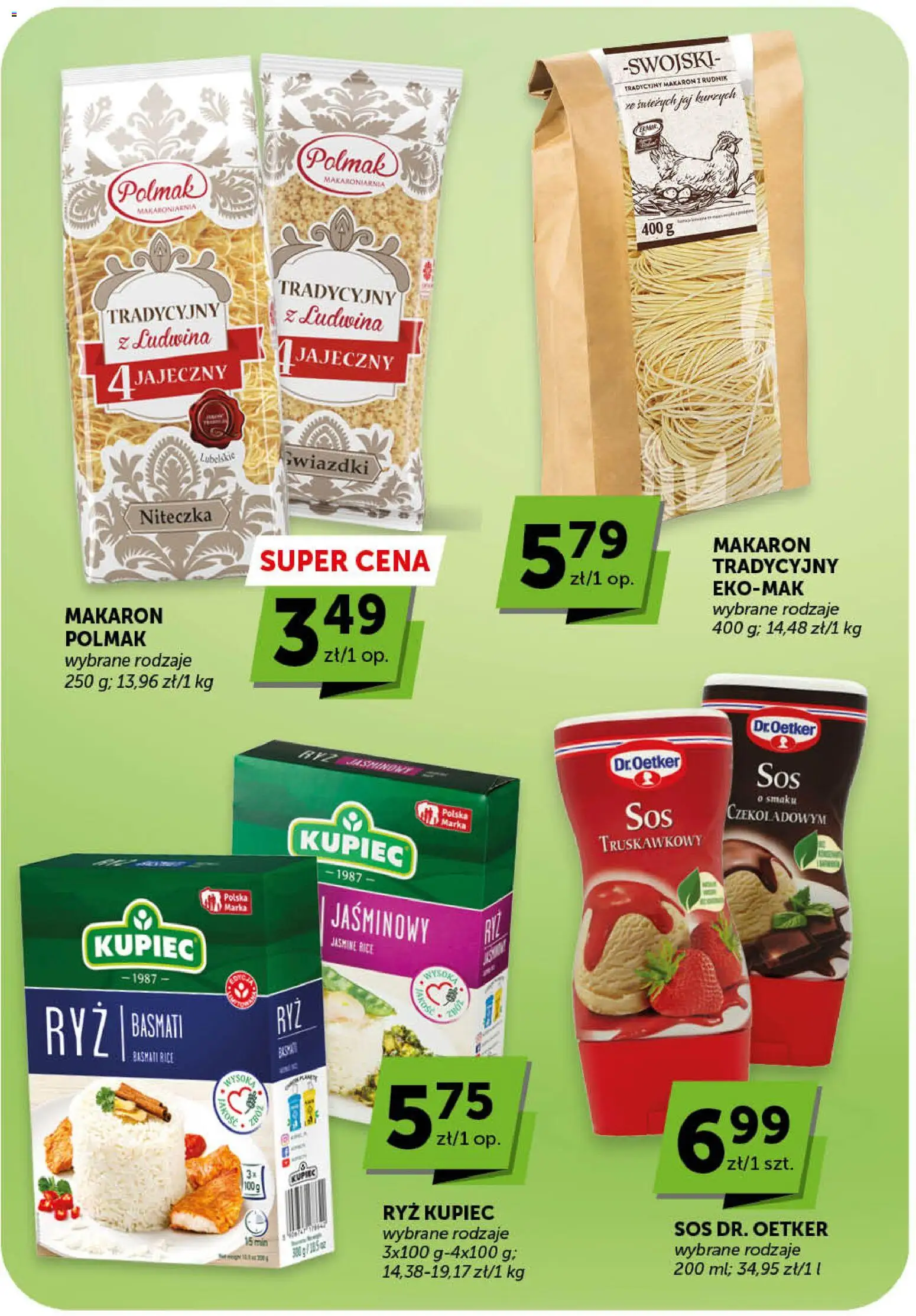 Euro Sklep gazetka od 16.04.2026 | Strona: 26 | Produkty: Ryż, Makaron, Sos