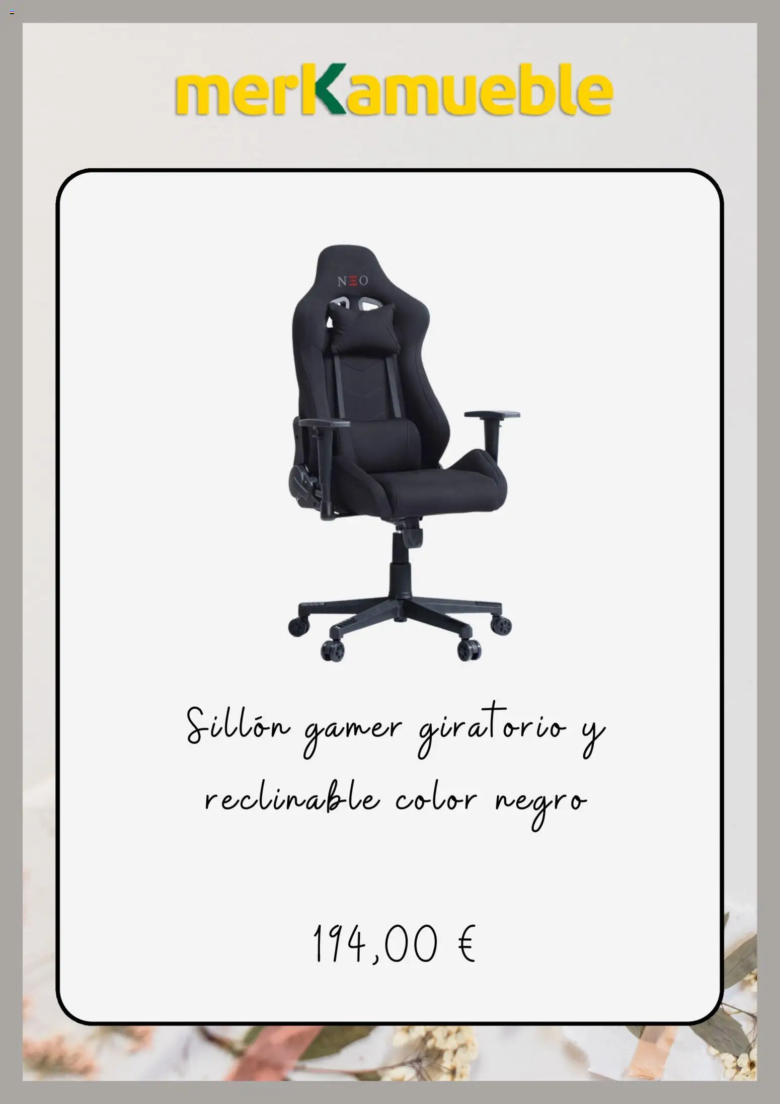 Merkamueble Black Friday │ válido desde el 21.11.2025 | Página: 9 | Productos: Sillón