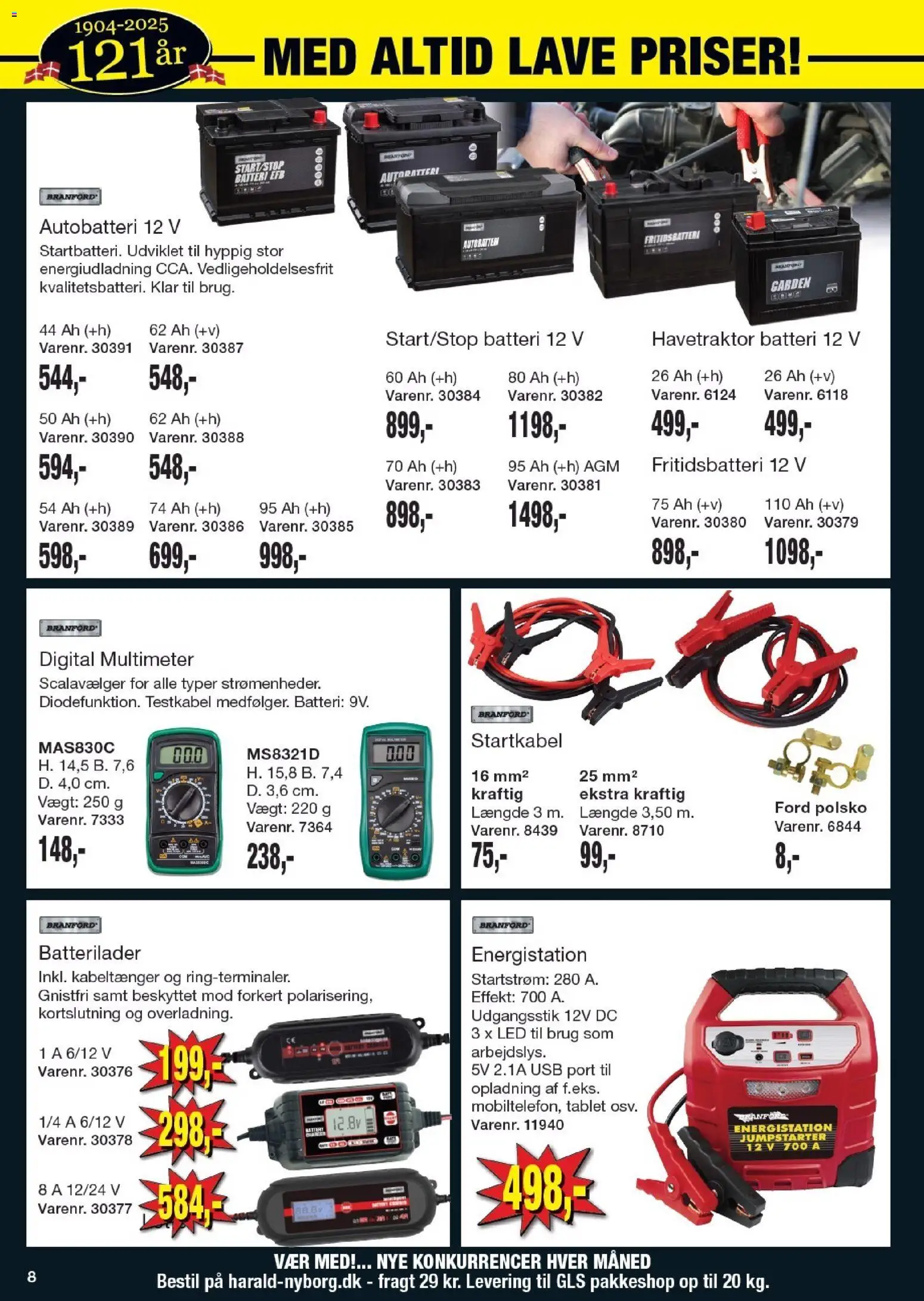 Harald Nyborg tilbudsavis – gyldig fra 27.11.2025 | Side: 8 | Produkter: Tablet, USB, Søm, Batteri