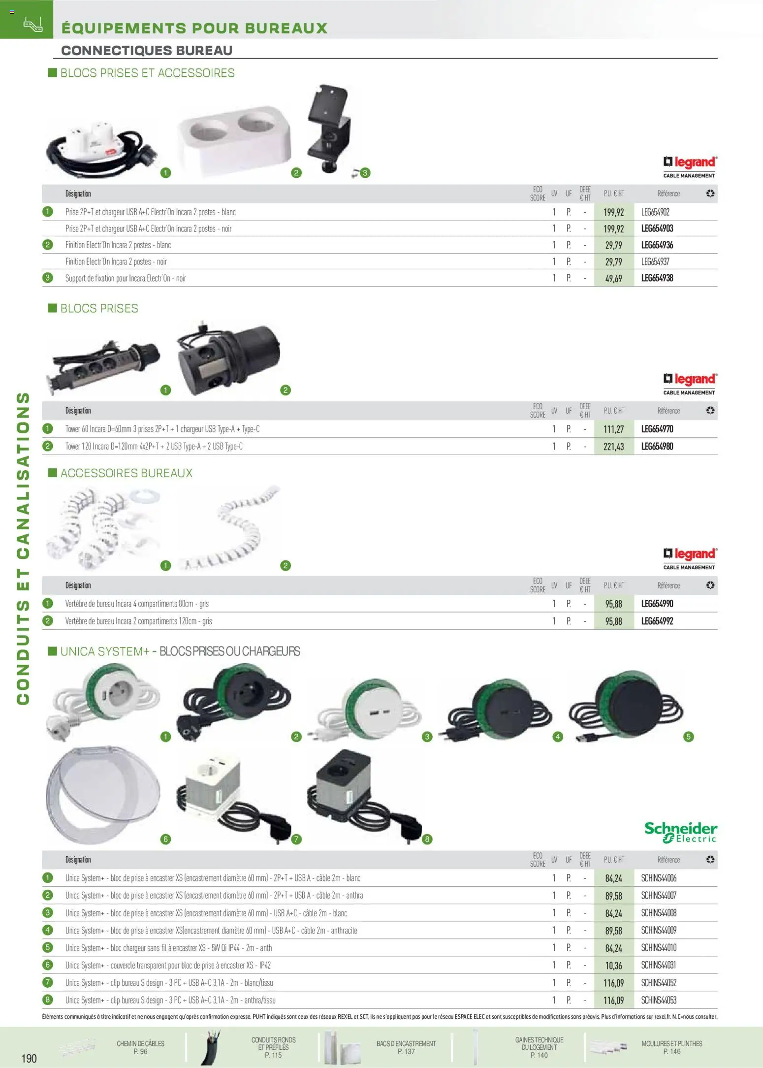 {H1} | Page: 96 | Produits: PC, Bureau, USB, Prises