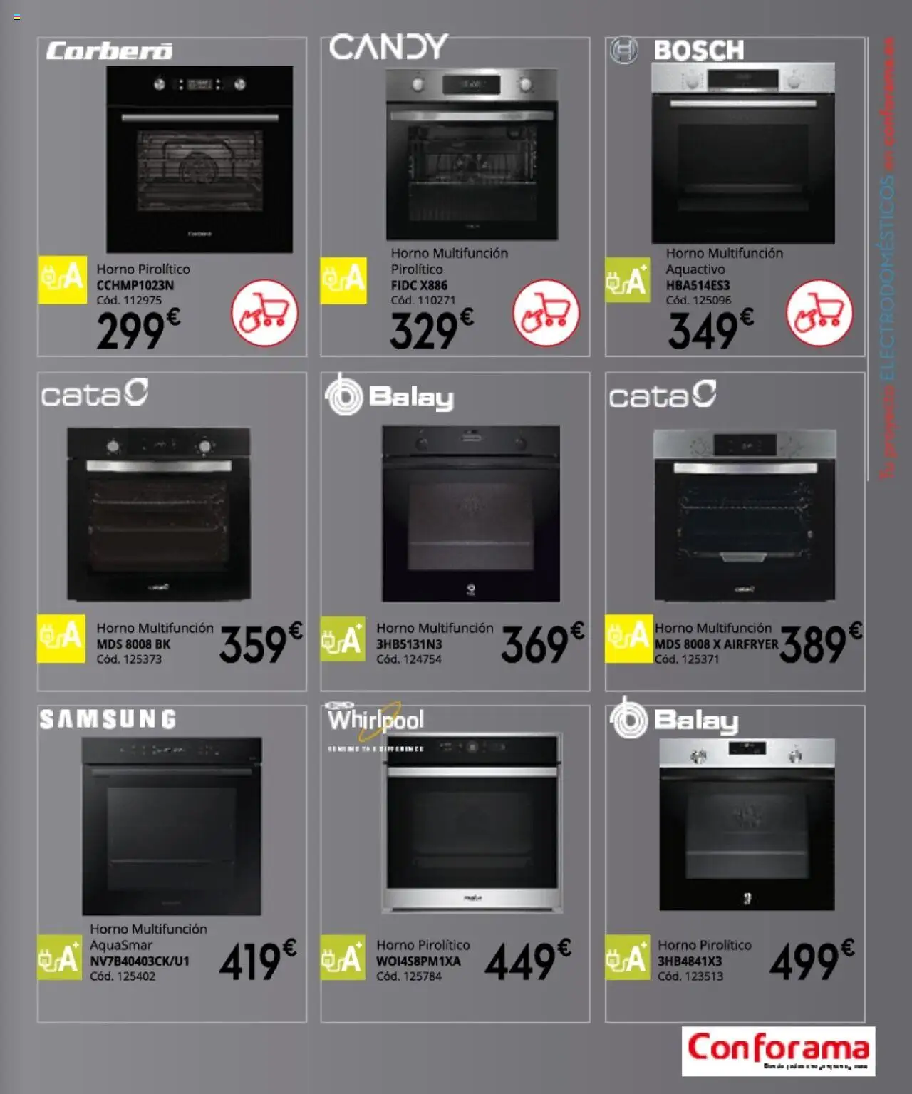 Conforama - Folleto │ válido desde el 27.03.2025 | Página: 107 | Productos: Horno
