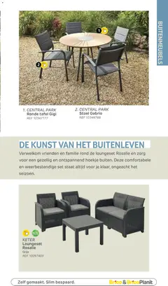 Brico Plan-it Tuincatalogus - Voorbeeld van een folder van Brico Plan-it, geldig van 10.03.2026 | Pagina: 27 | Producten: Tafel, Stoel