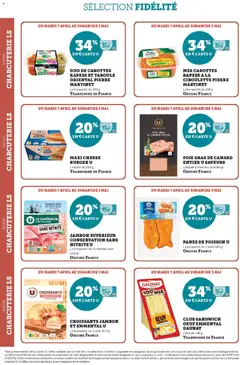Hyper U - Prévisualisation de Hyper U - Ma sélection Carte U avril valide à partir de 07.04.2026 | Page: 2 | Produits: Carottes, Sandwich, Jambon, Porc