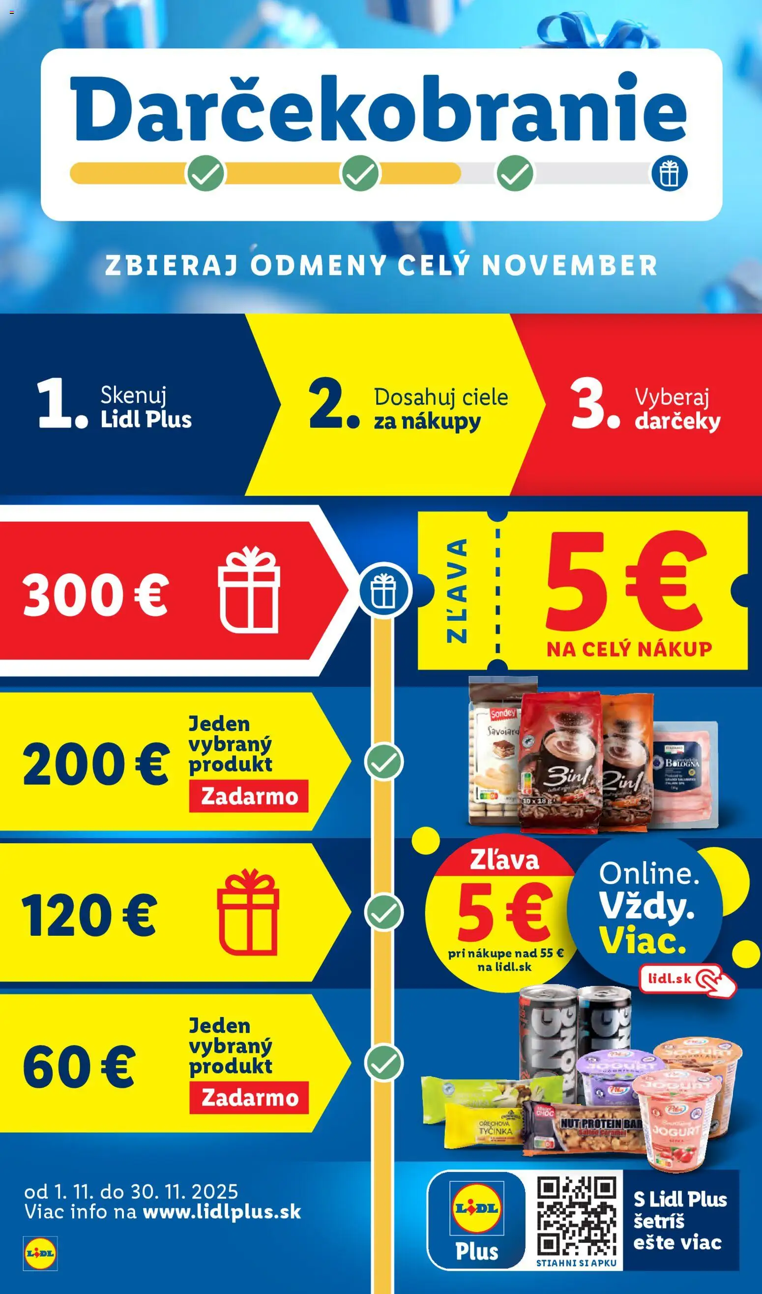 Nové Lidl akcie – leták je platný od 17.11.2025 | Strana: 13 | Produkty: Jogurt, Protein