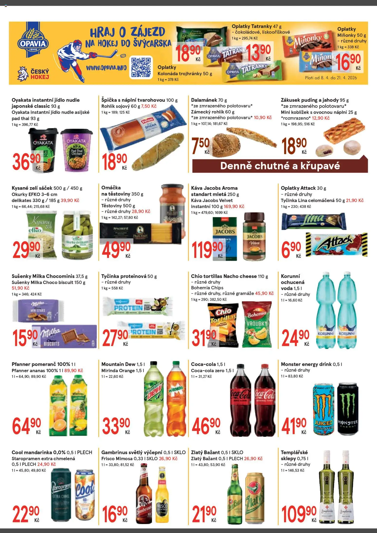 Žabka leták od 08.04.2026 | Strana: 6 | Produkty: Voda, Káva, Dalamánek, Gambrinus