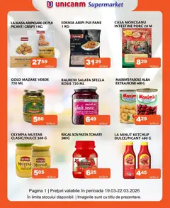 Ofertele Unicarm valabile de la 19.03.2026